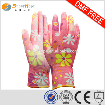 SUNNYHOPE popular Pu coated garden gloves
